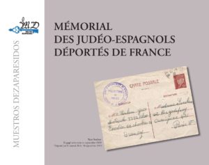 Couverture du livre Mémorial des Judéo-espagnols déportés de France